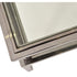 Libra Belgravia Stainless Steel and Glass Square Coffee Table 120x120x42cm